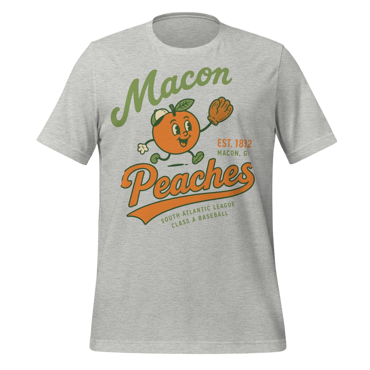 Macon Peaches Defunct Minor League Baseball T-Shirt – Vintage Georgia Baseball Tee