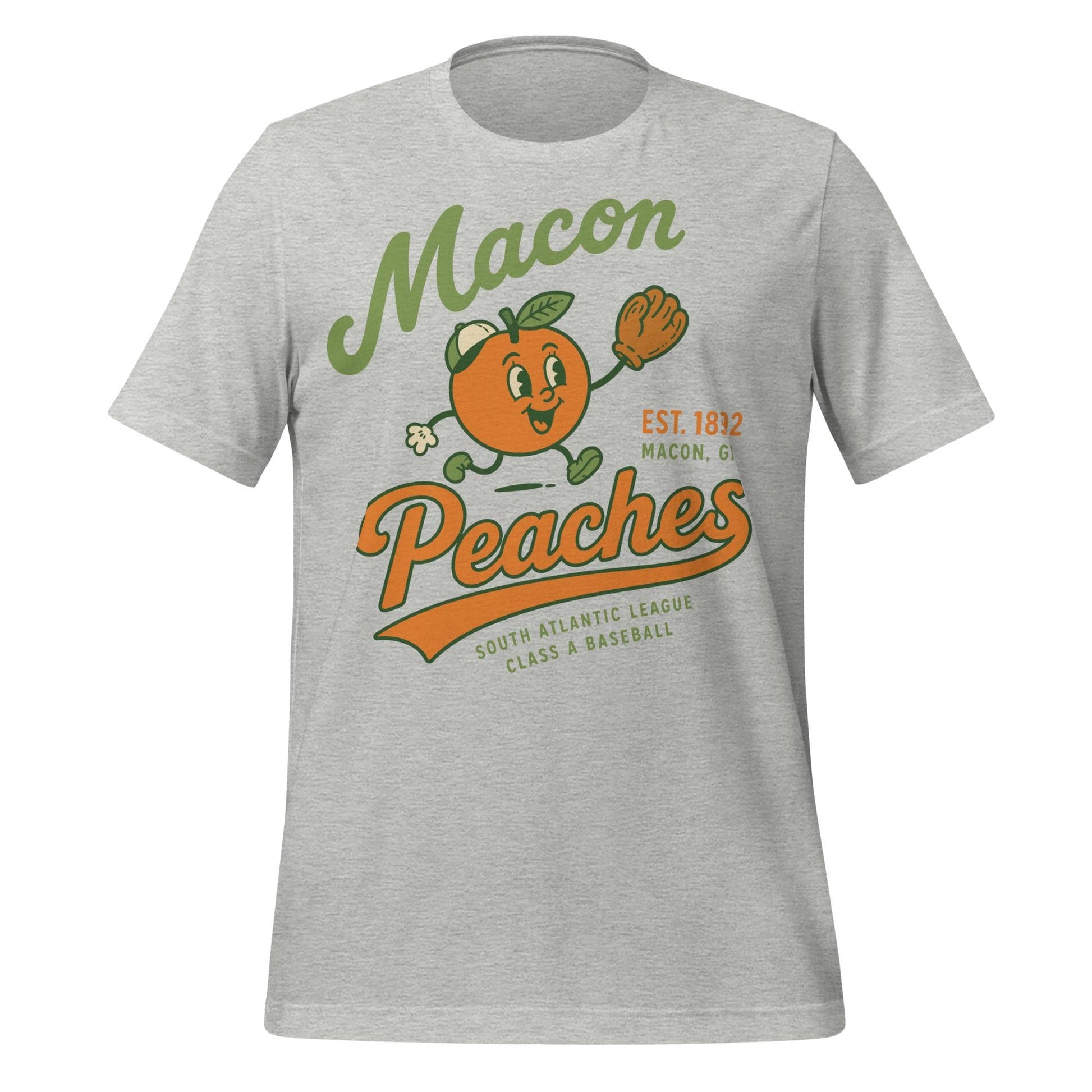 Macon Peaches Defunct Minor League Baseball T-Shirt – Vintage Georgia Baseball Tee
