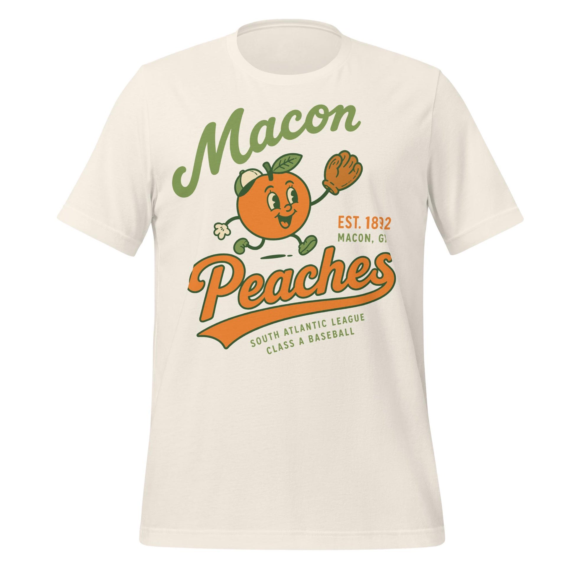 Macon Peaches Defunct Minor League Baseball T-Shirt – Vintage Georgia Baseball Tee